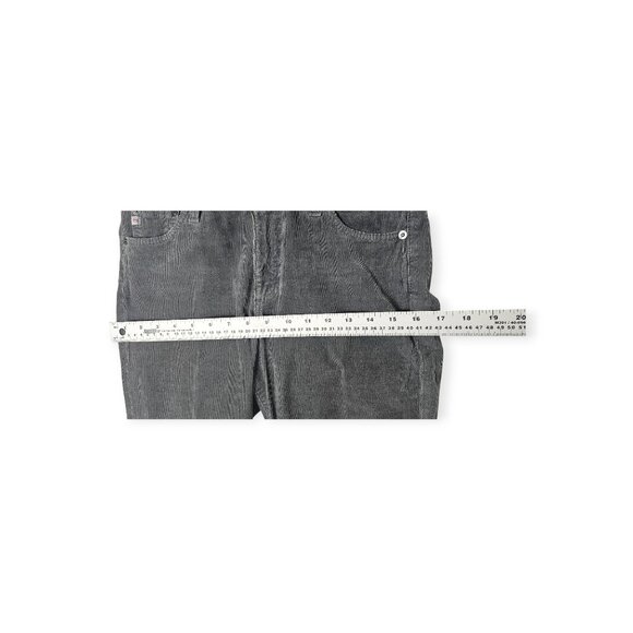 Adriano Goldschmied Mari High-Rise Straight Corduroy Pants Womens Size 28R Gray - Picture 4 of 13